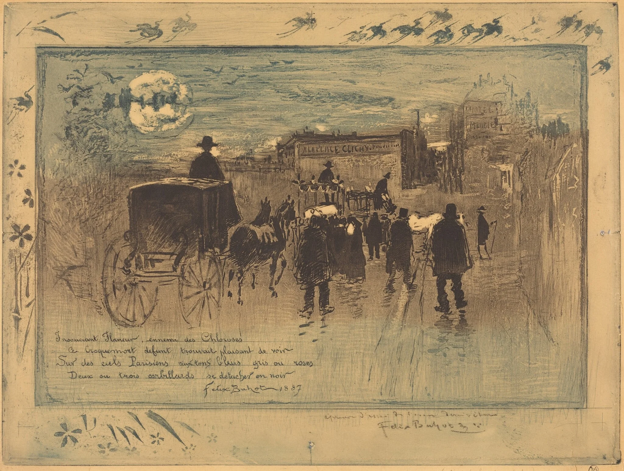 Convoi Funèbre au Boulevard de Clichy (Funeral Procession on the Boulevard de Clichy)