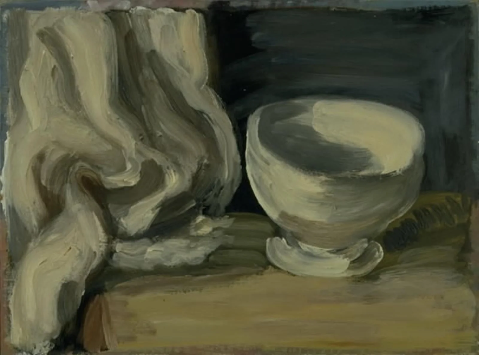Still Life with Cloth and Bowl