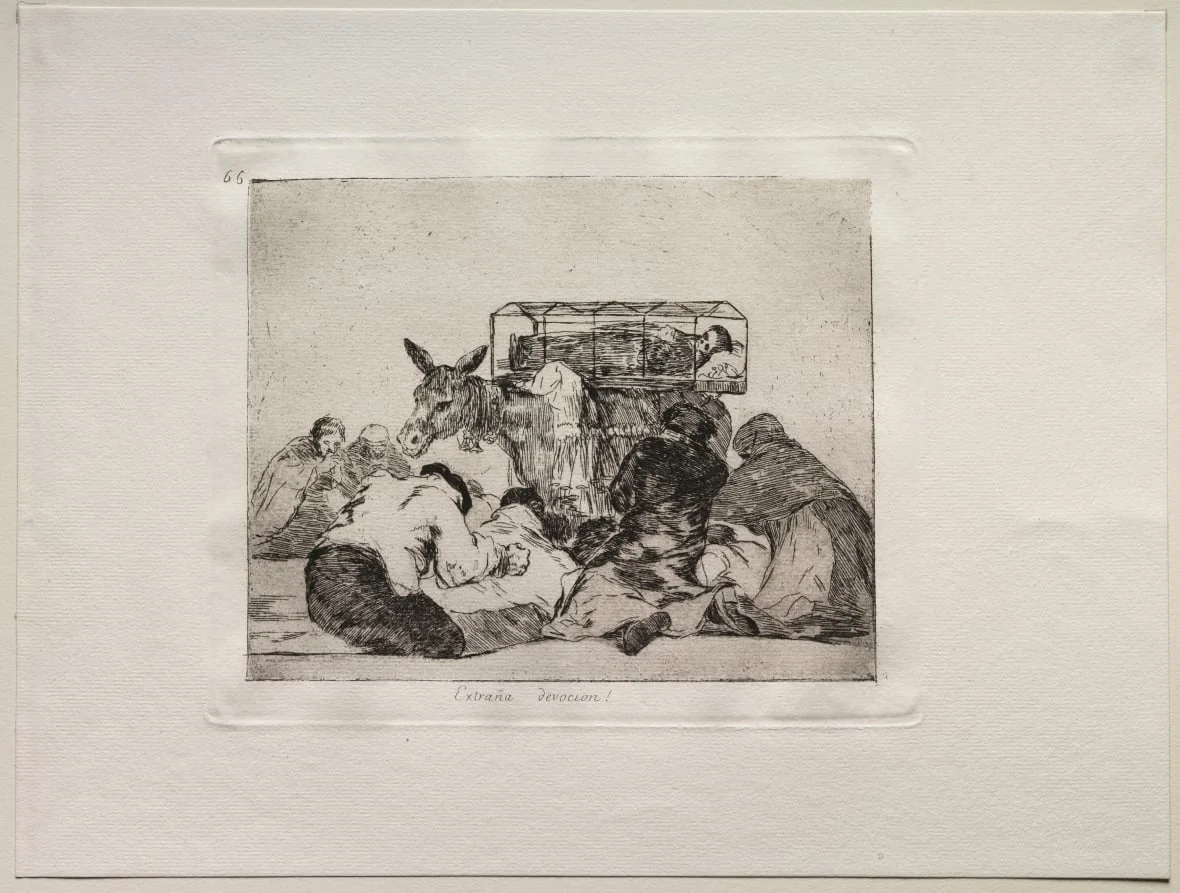 The Horrors of War:  Strange Devotion!, by Francisco Goya, 1815