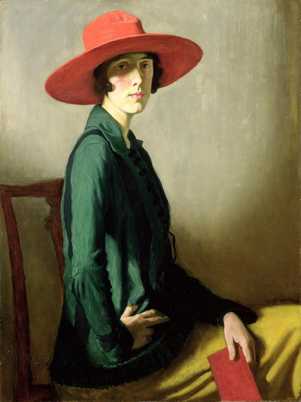 Lady with a Red Hat
