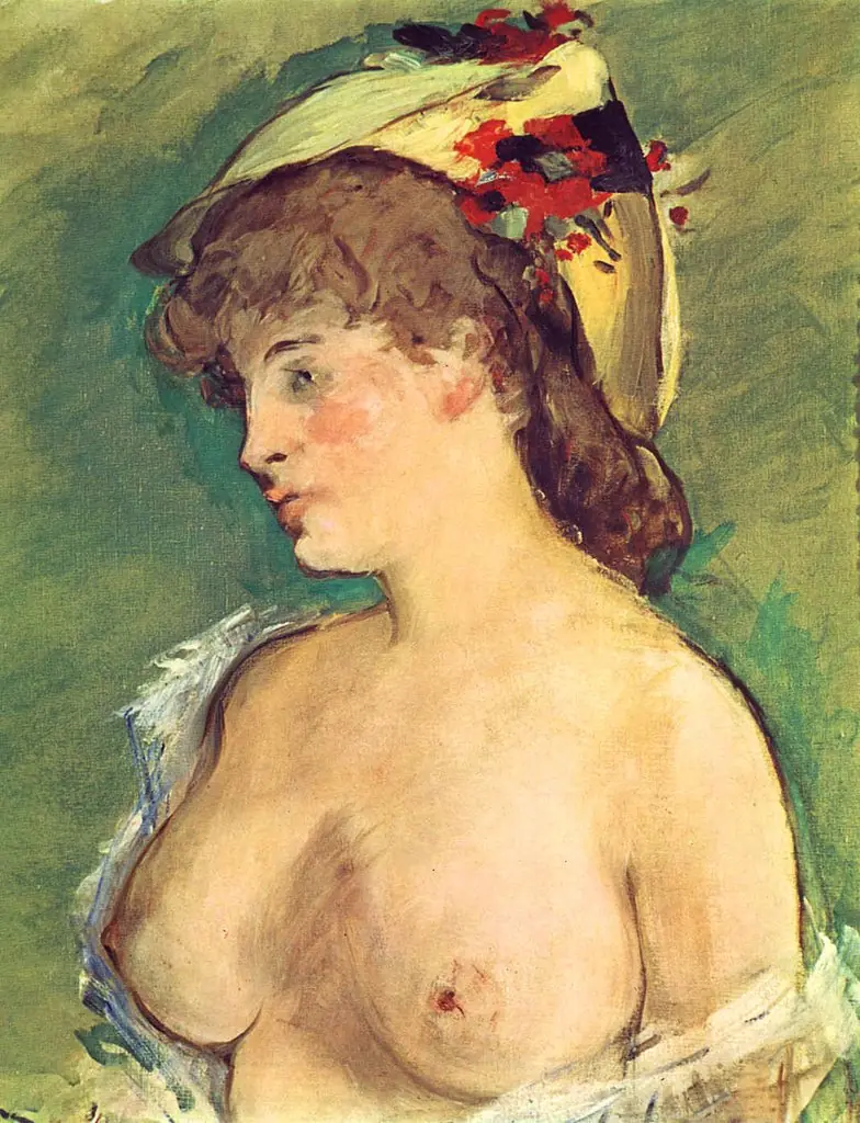 La Blonde aux seins nus