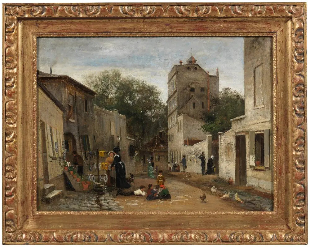 A Street in Montmartre, Paris