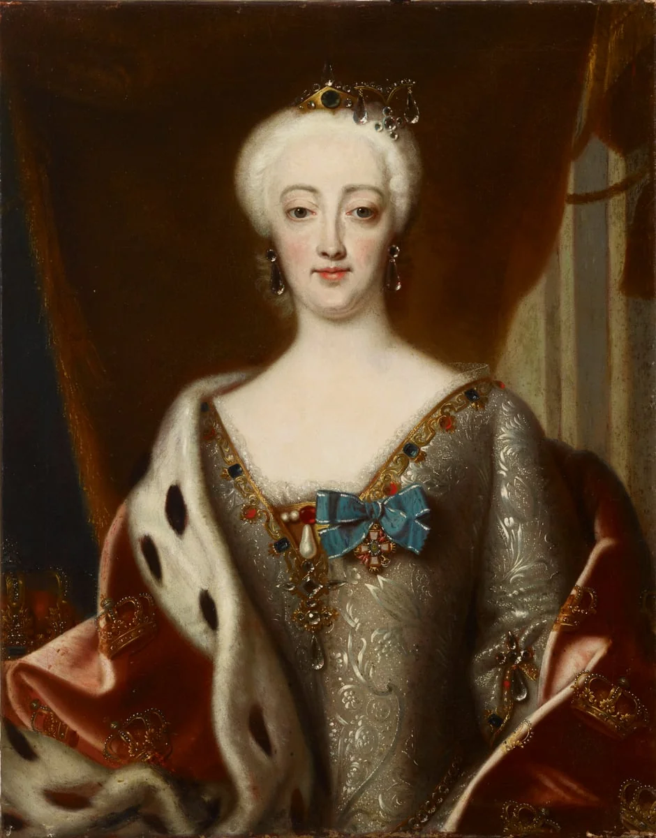 Tanskan kuningatar Sofia Magdalena, by Johann Salomon Wahl, unspecified, 1737