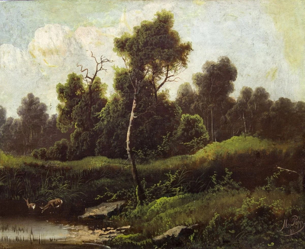 Pădure, by Mișu Popp, 1871