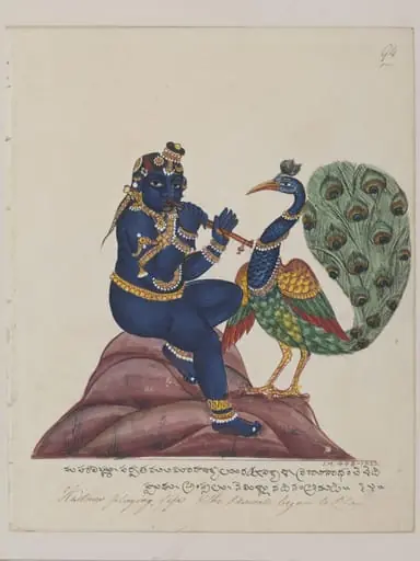 Krishna as a child