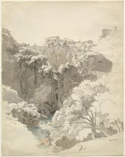 Tivoli and the Temple of the Sibyl Above the Aniene Gorge