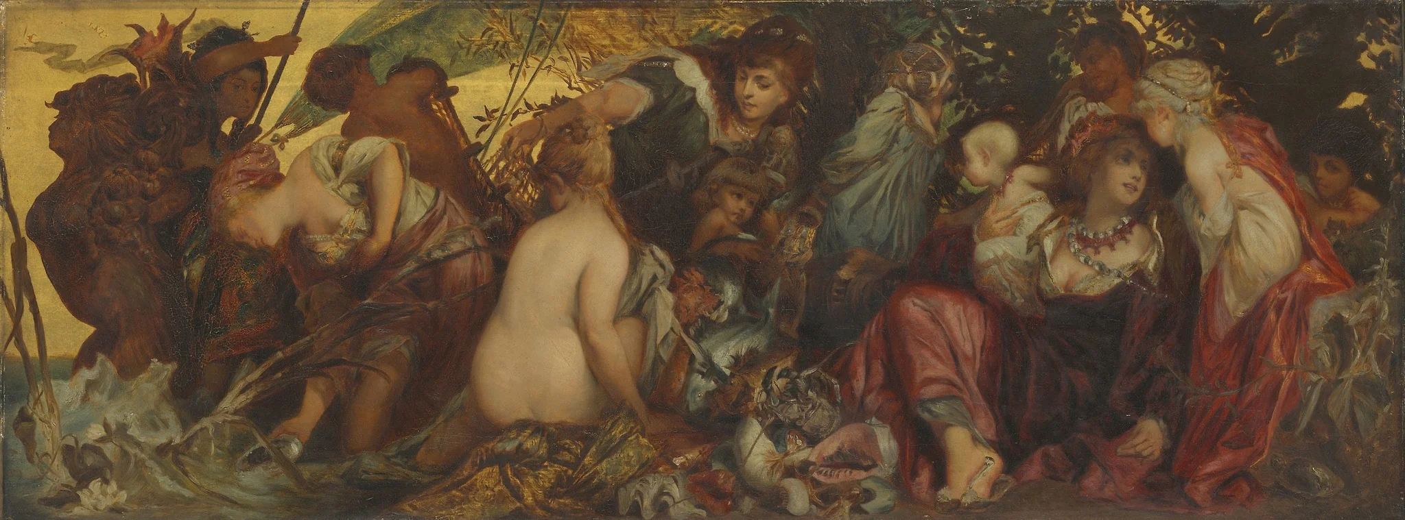 Treasures of the Sea, by Hans Makart, oil, 1872