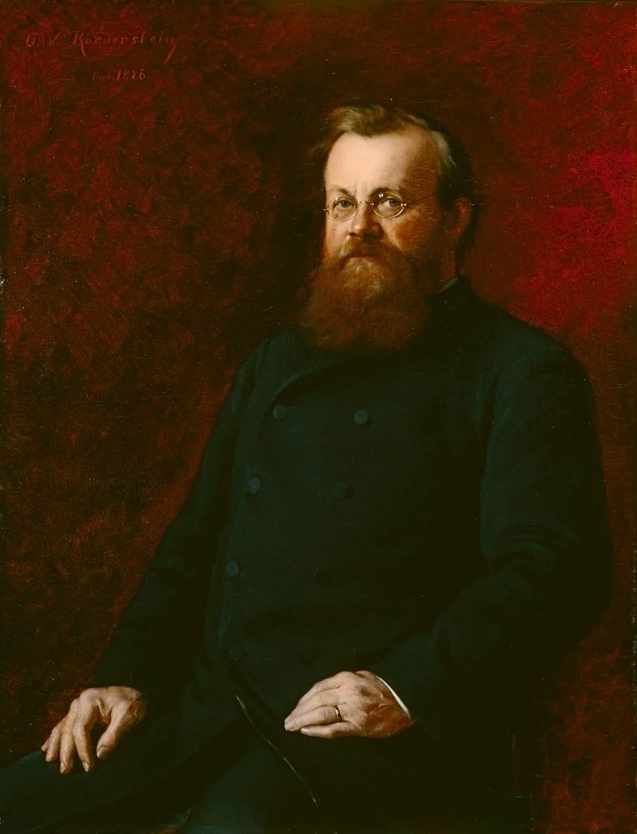 Pfarrer Bion, by Ottilie Roederstein, oil, 1894