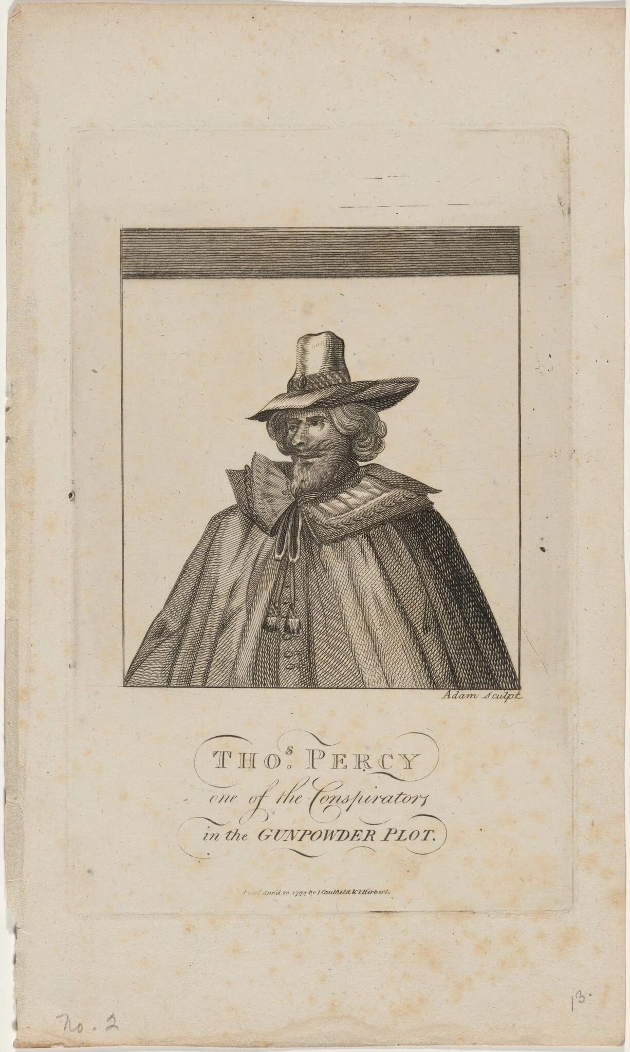 Thomas Percy, by Adam, 1794