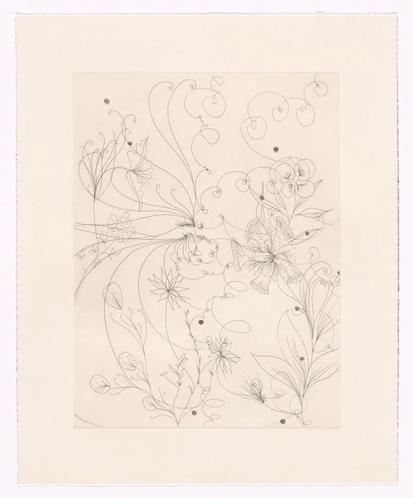 Untitled, by Chris Ofili, ink, 2007