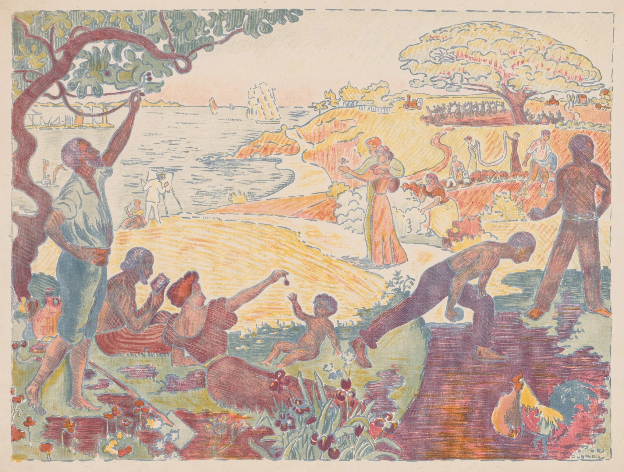 Harmonious Times, by Paul Signac, 1896