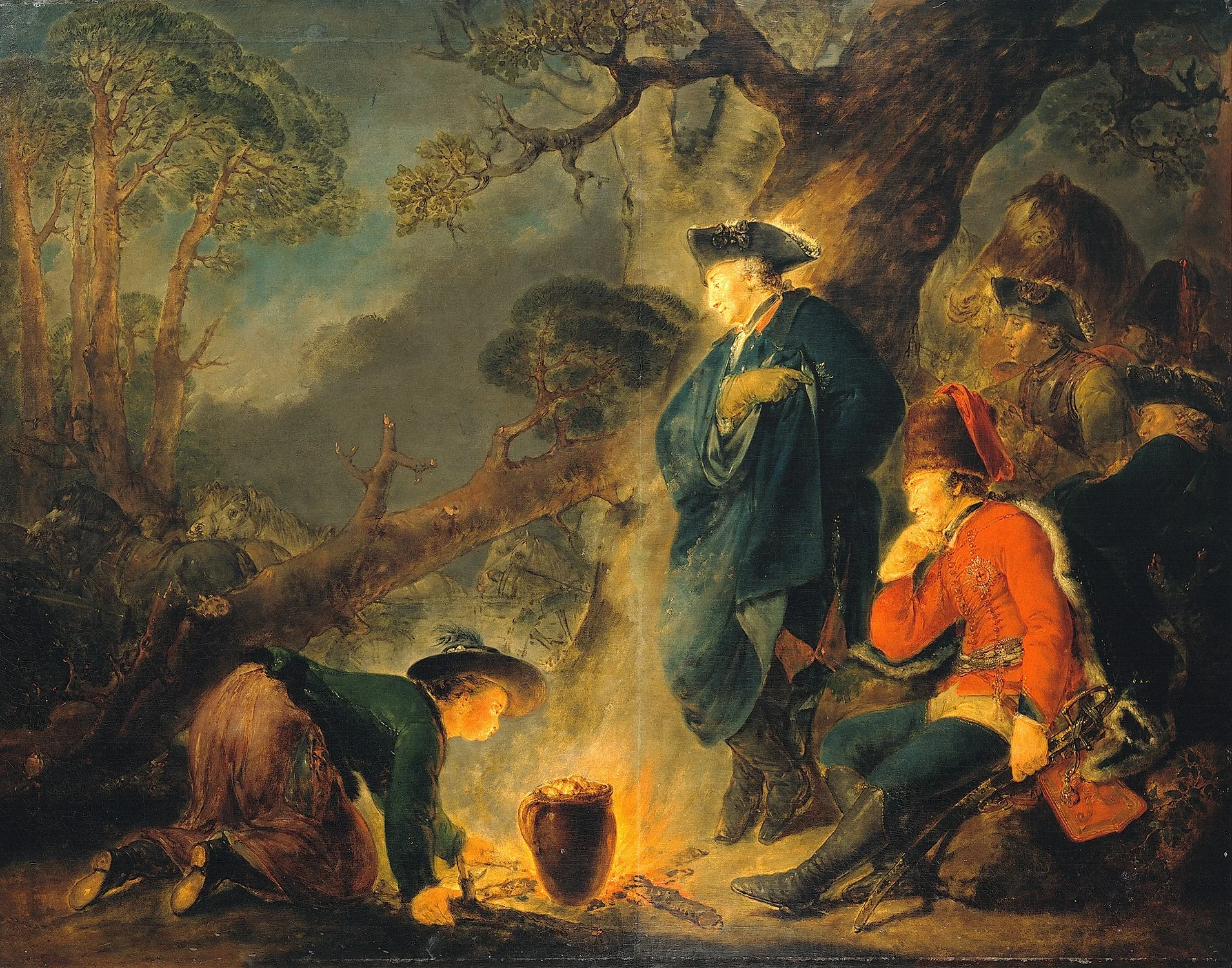 Frederick the Great before the Battle of Torgau