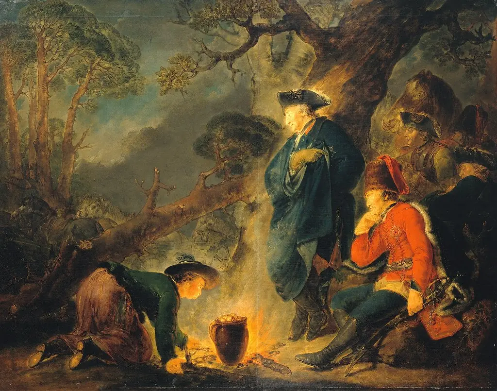 Frederick the Great before the Battle of Torgau