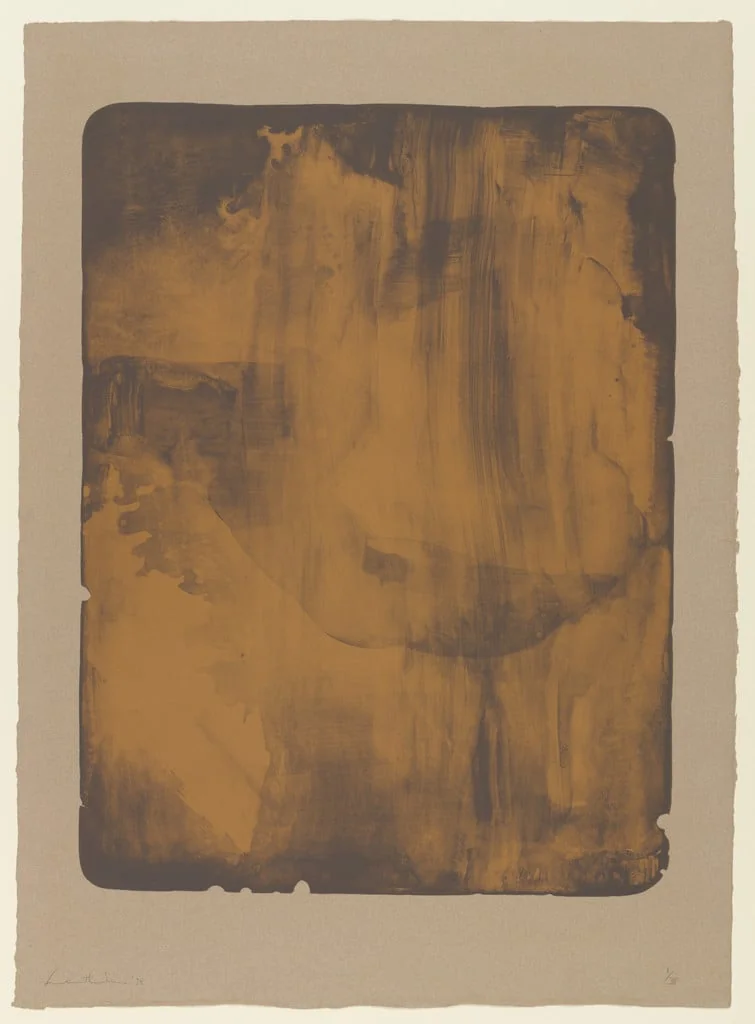 Untitled, by Helen Frankenthaler, ink, 1978