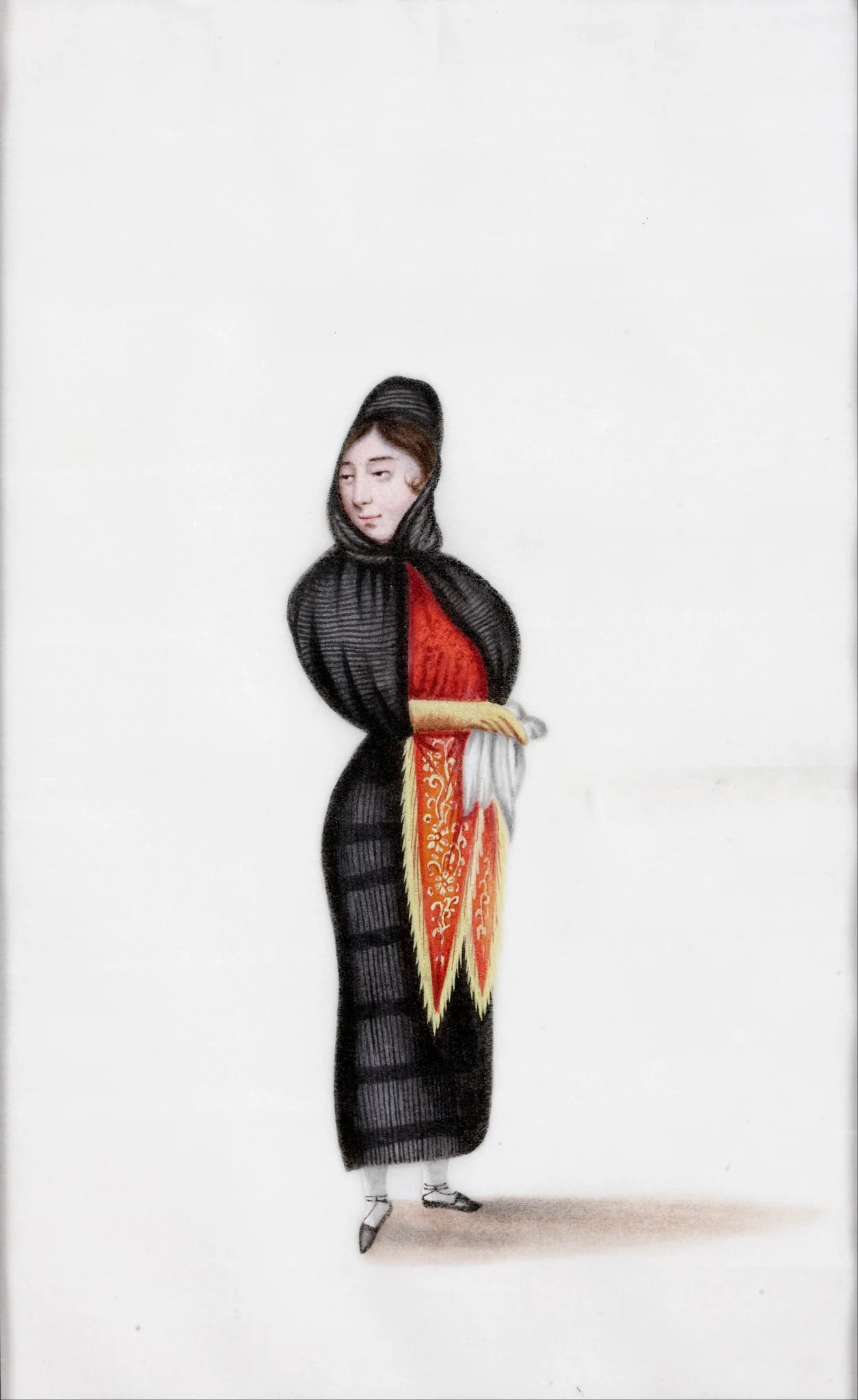 Collection of twelve paintings of Peruvian subjects made in China, by Unknown, gouache, 1840