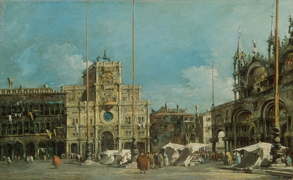 The Torre dell’Orologio in Piazza San Marco