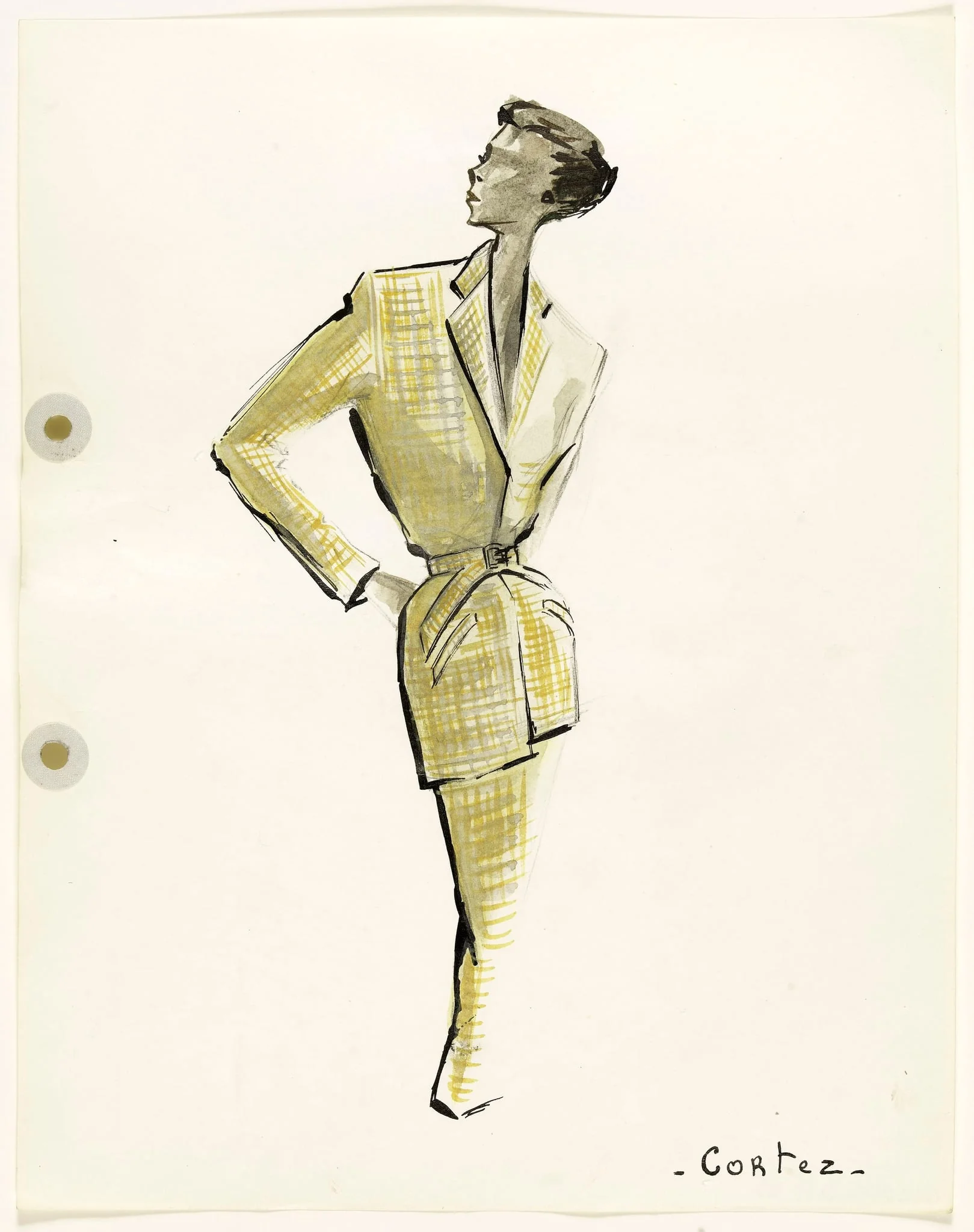 'Cortez', by Carven, 1951