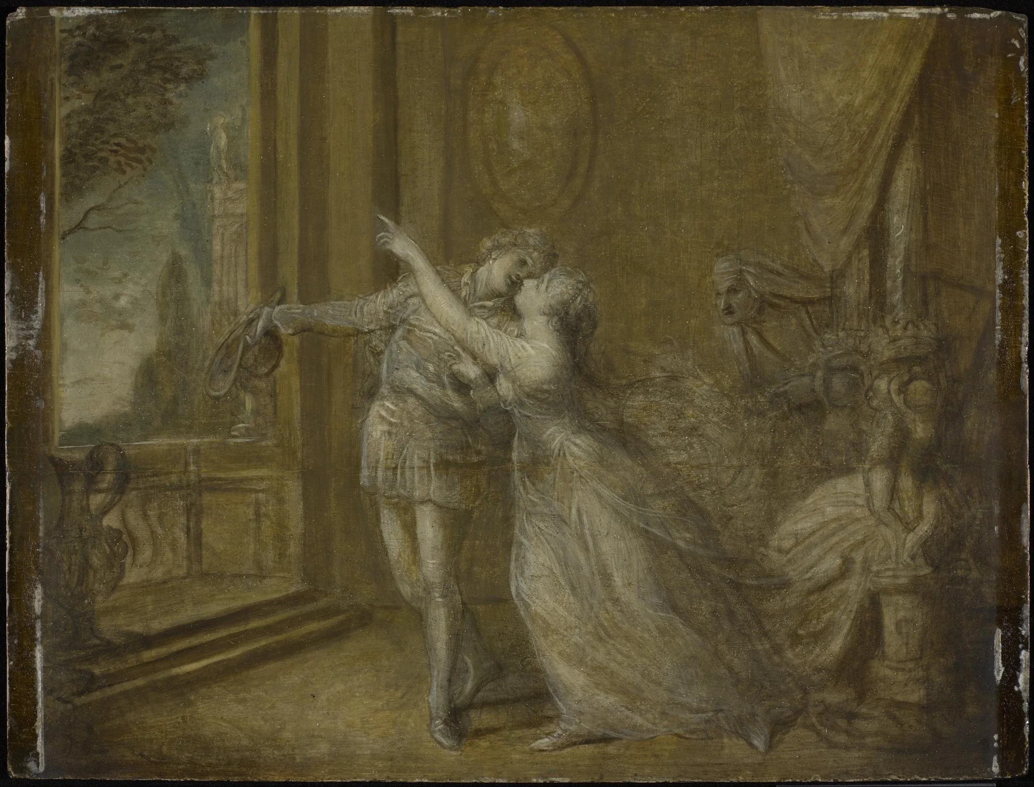 Hero and Leander, by Richard Cosway, oil, 1791