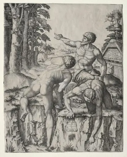 The Climbers (Three Figures from Michelangelo's Battle of Cascina)