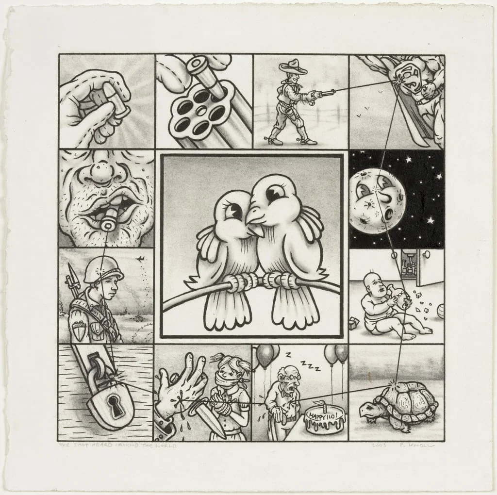 Untitled, by Philip Knoll, graphite, 2003
