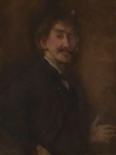 Gold and Brown: Self-Portrait