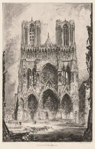 Rheims Cathedral, Facade