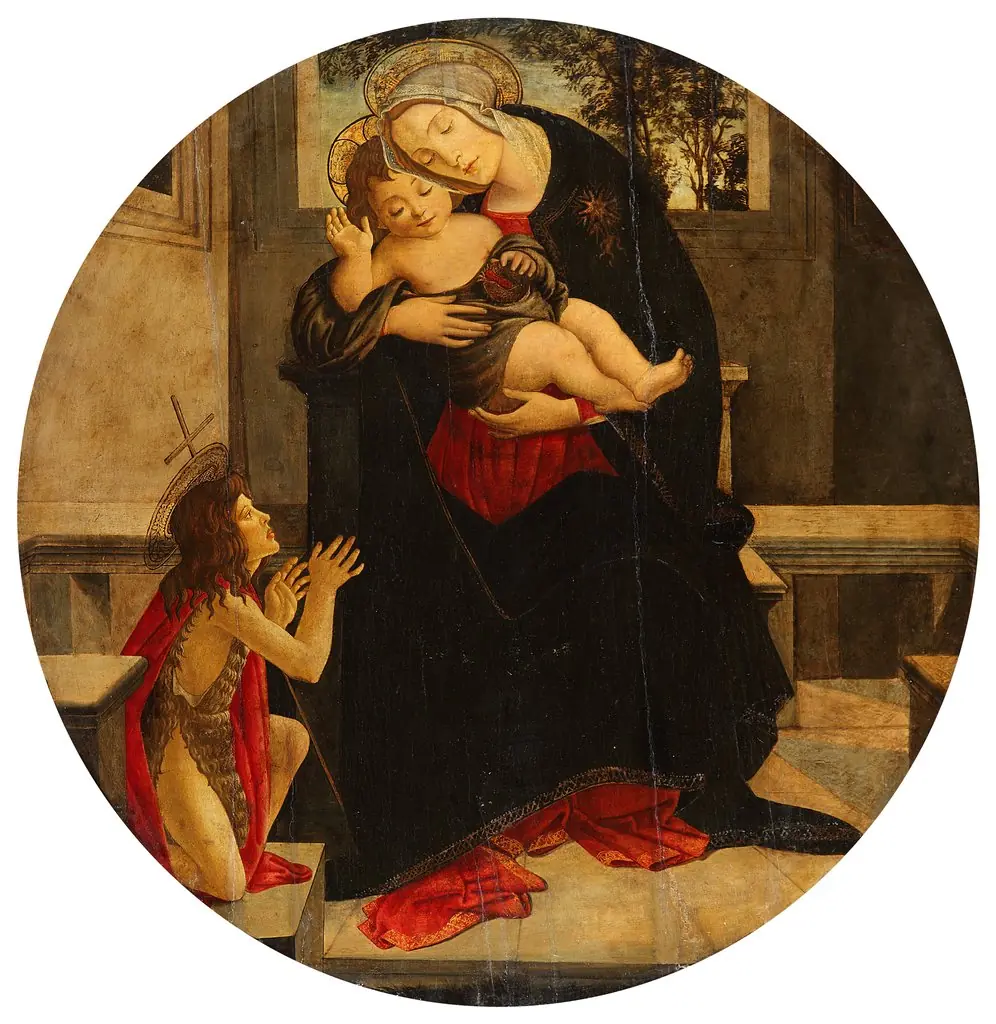 The Virgin and Child with the Young St. John (Tondo)