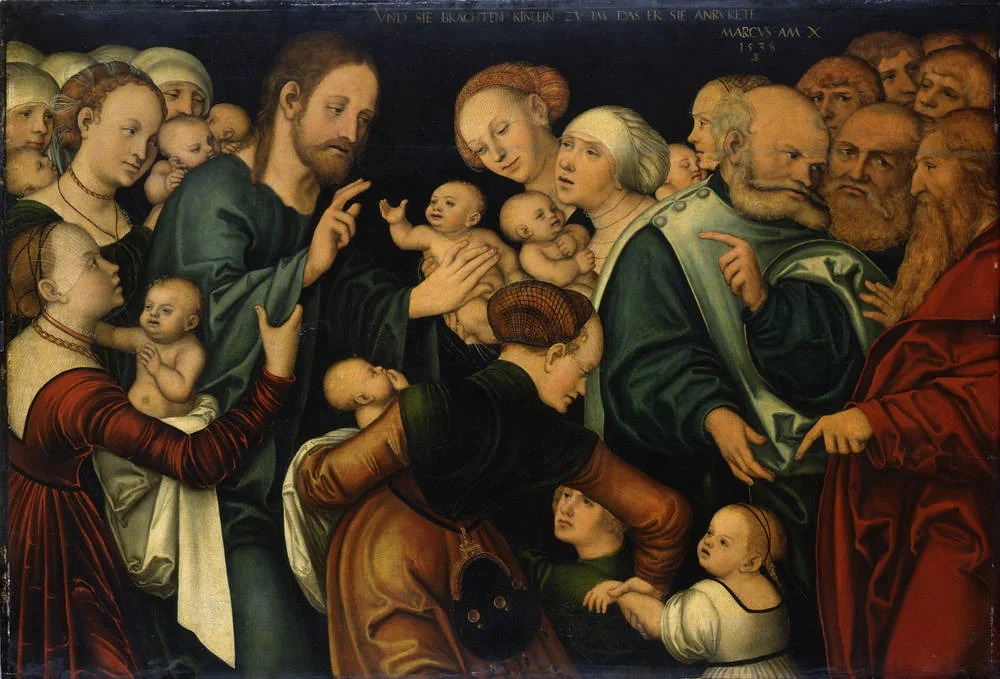 Christ blessing the Children, by Lucas Cranach the Elder, unspecified, 1538