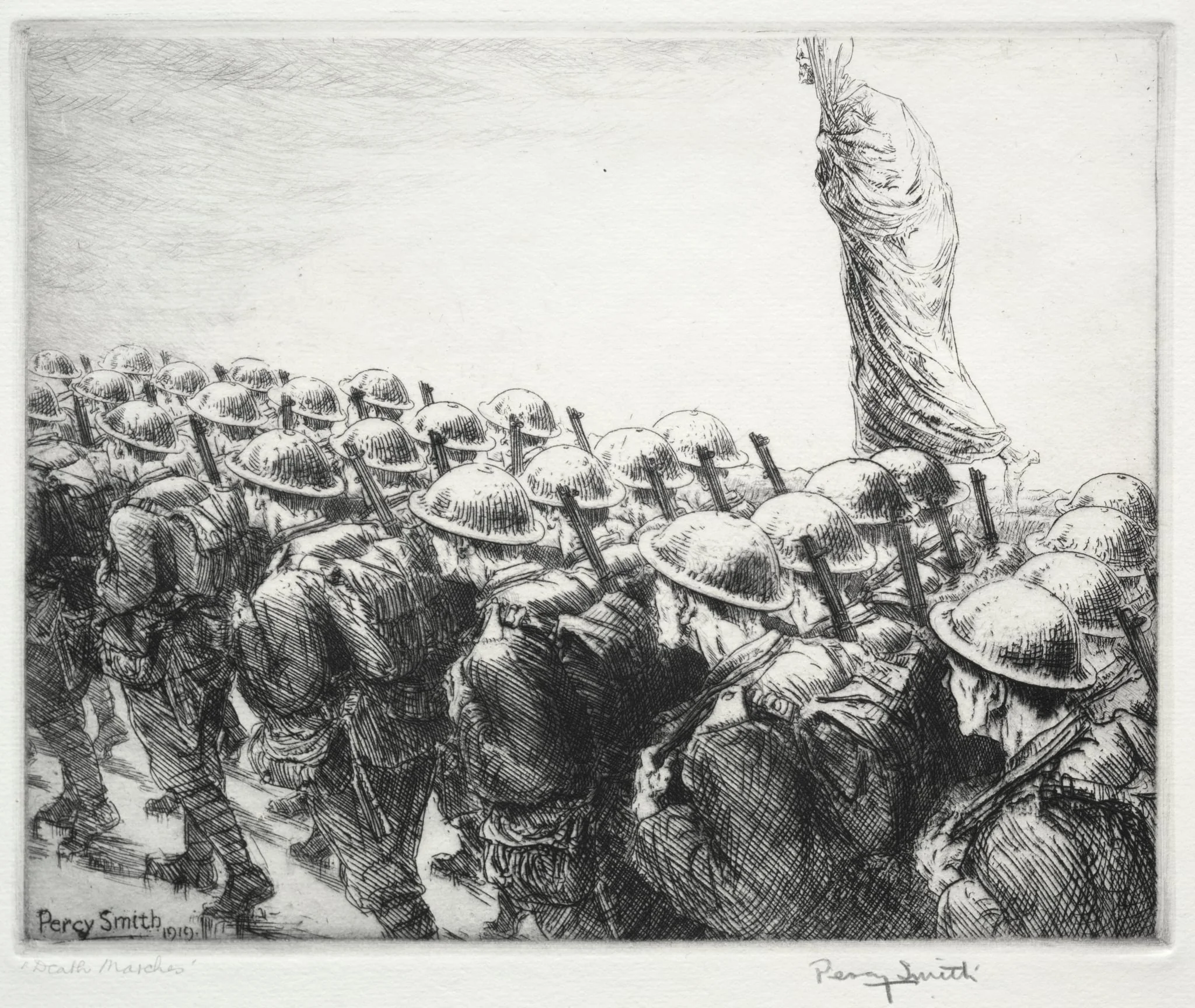 Dance of Death: Death Marches, by Percy John Delf Smith, 1919
