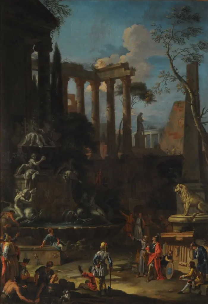 Allegorical tomb of Sir Cloudesley Shovell
