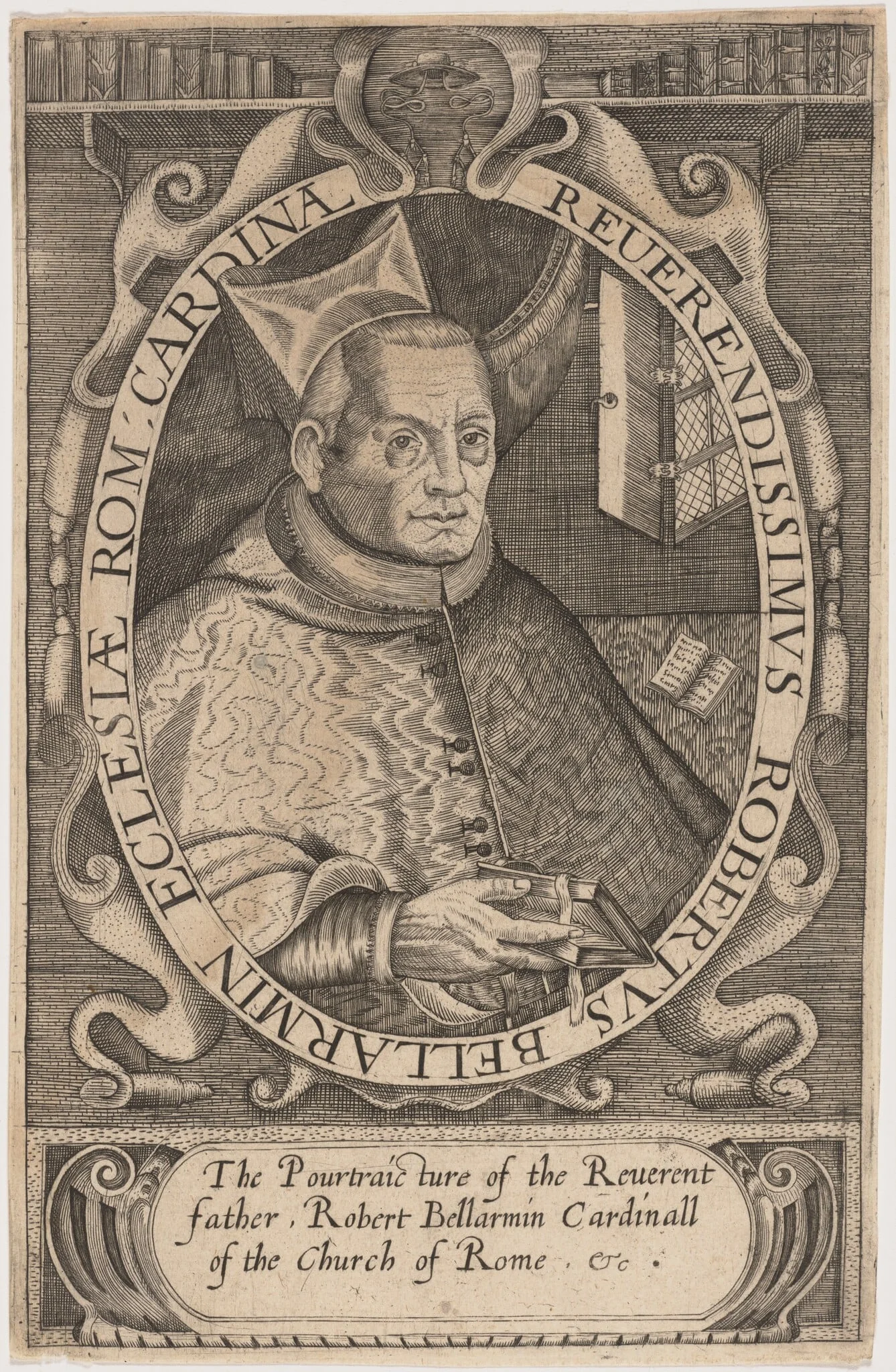 Robert Bellarmin, Cardinal, by Unknown 19th Century, ink, 1850