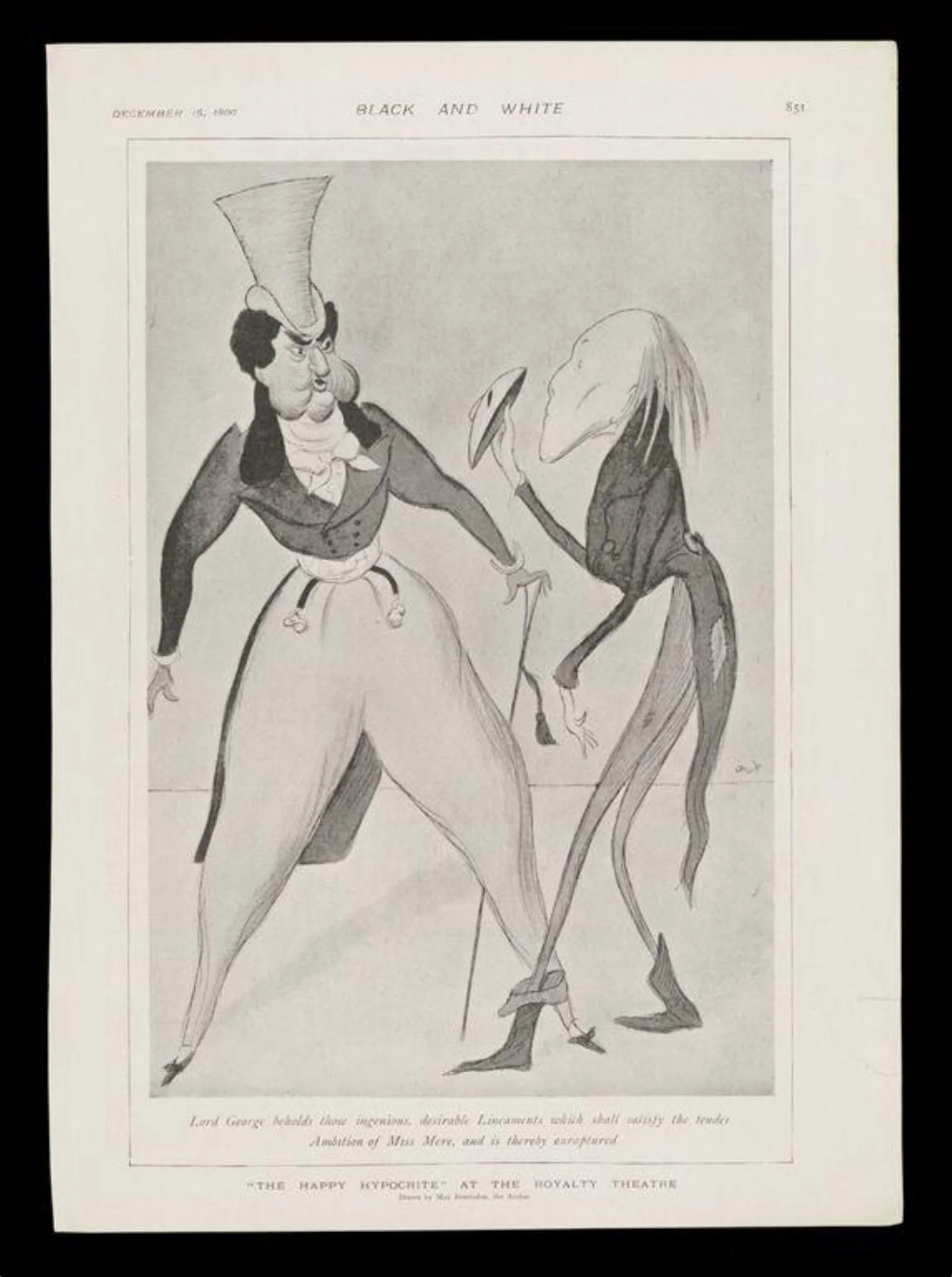 H Beard Print Collection, by Max Beerbohm, 15