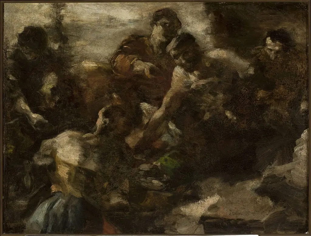 Tavern in Rome, sketch