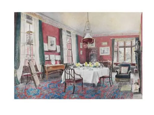 The Dining Room at No.3 The Close, Winchester