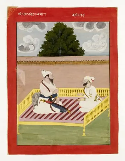 Raja Bahadur Singh of Bhoti and Wazir Labh
