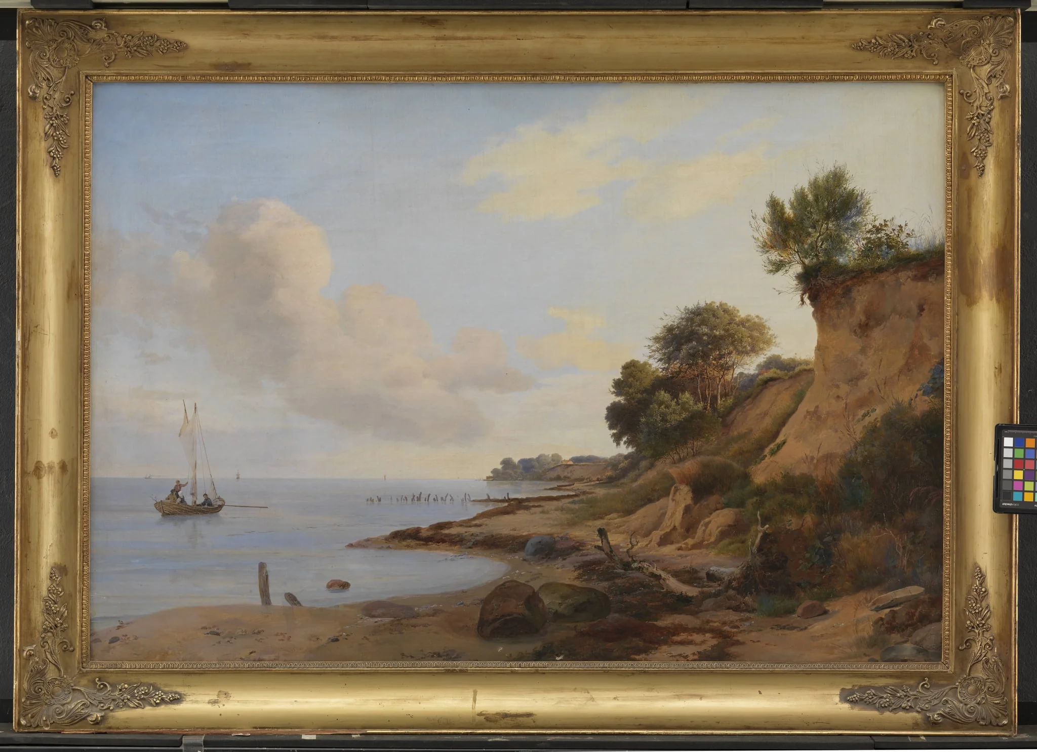 Strandparti i nærheden af Tårbæk, by Unknown, 1850