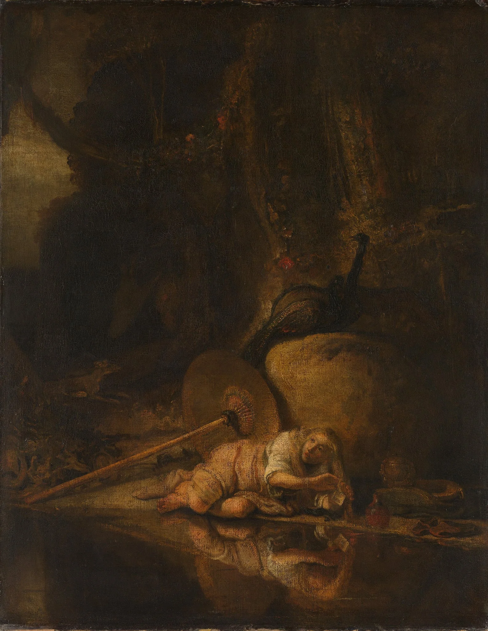 Hera Hiding during the Battle of the Gods and Giants, by Unknown, unspecified, 1643