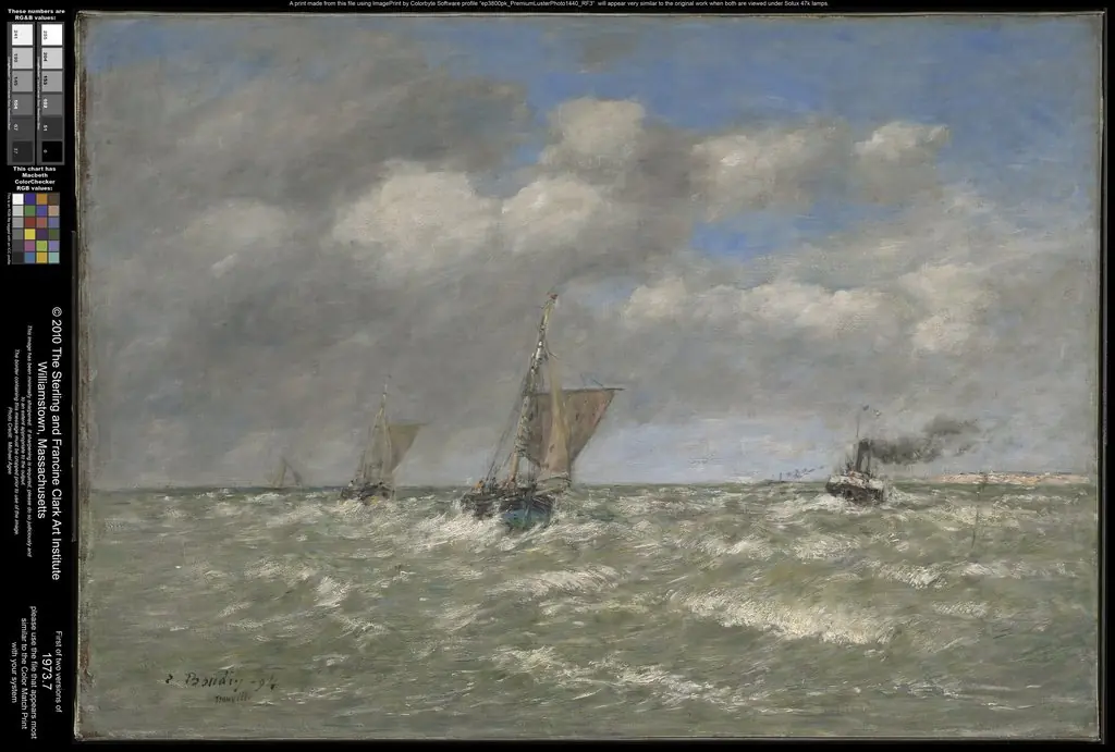 Boats Returning to Port, Trouville