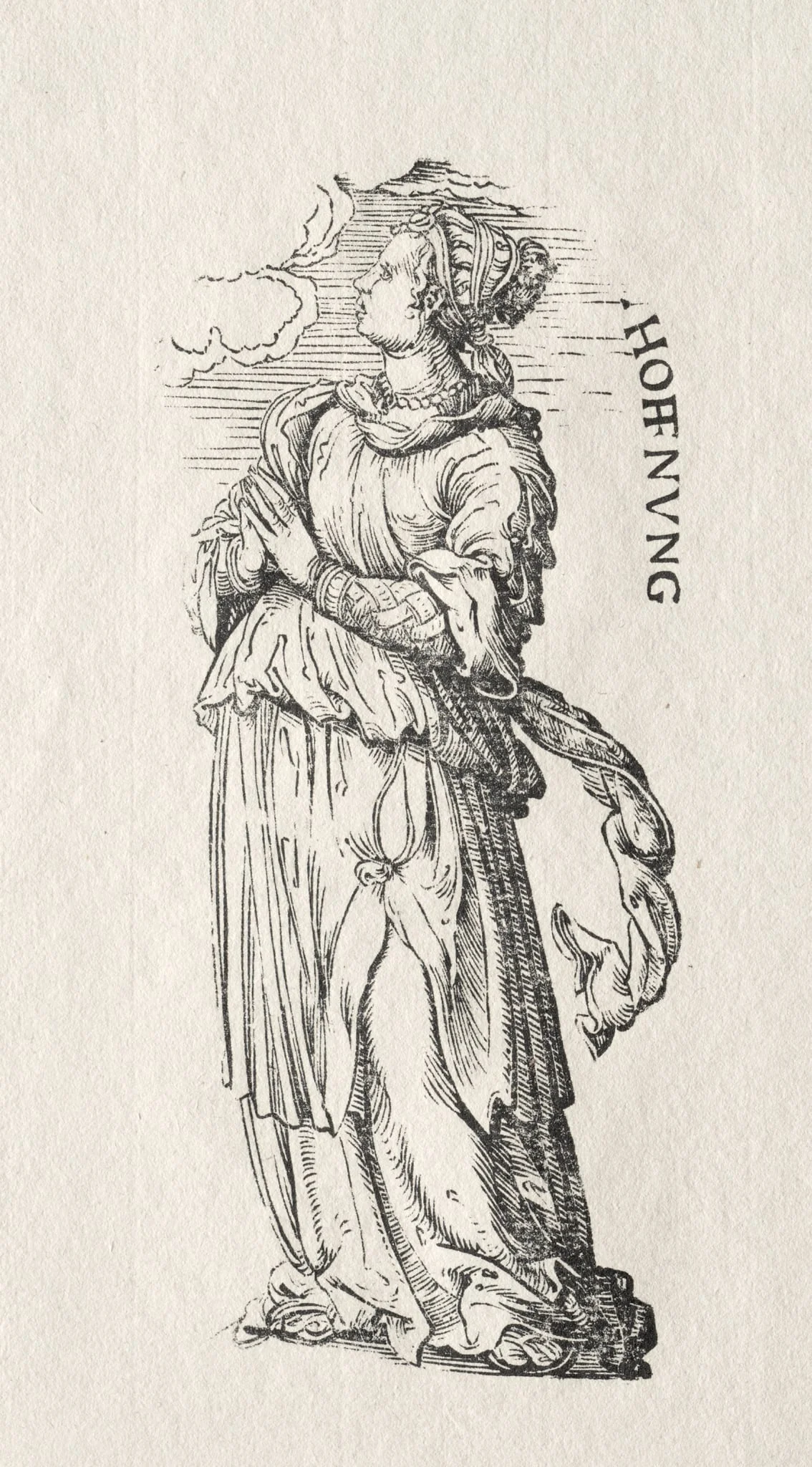 The Seven Virtues:  Hope, by Hans Burgkmair the Elder, 1510