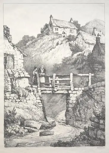 A Series of Ancient Buildings and Rural Cottages in the North of England:  Runswick