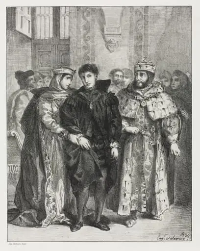 Hamlet:  The Queen Endeavors to Console Hamlet