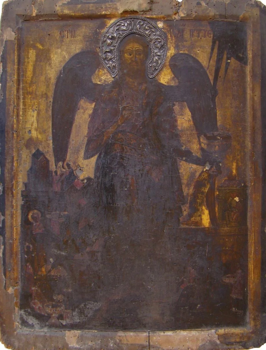 Sf. Ioan Botezătorul, îngerul deșertului, by Unknown, 1850
