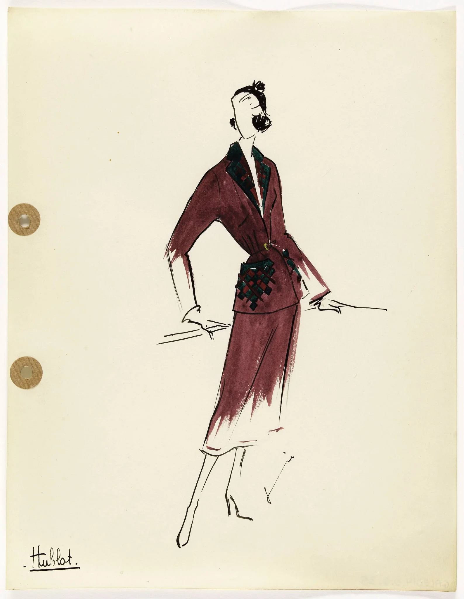 'Hublot', by Carven, 1949