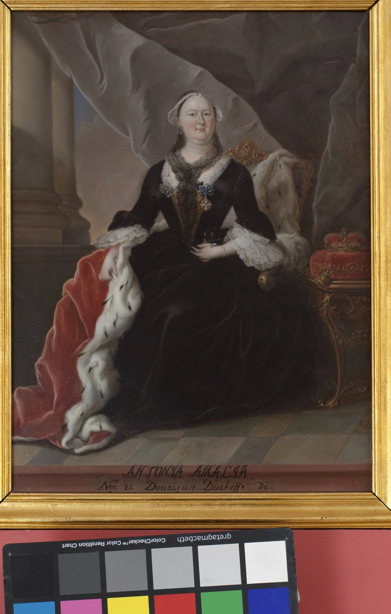 Antonia Amalia. Duchess of Brunswick and Lüneburg. Born 22 April 1696, by Unknown, 1750