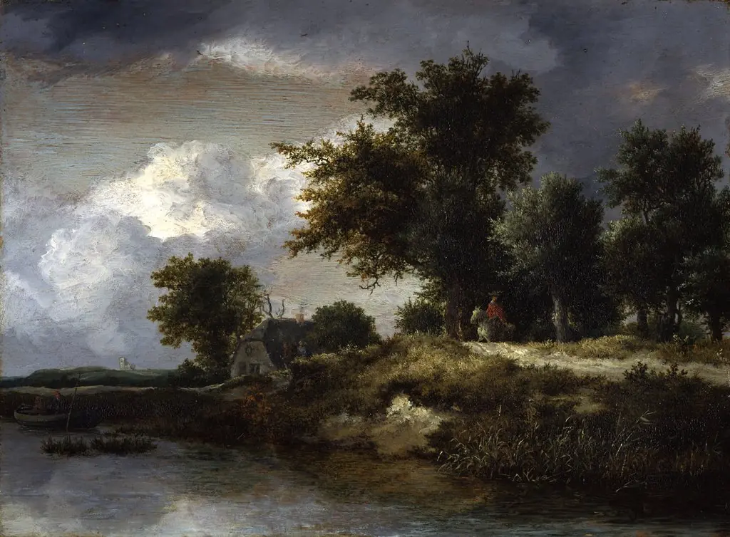 Wooded River Bank