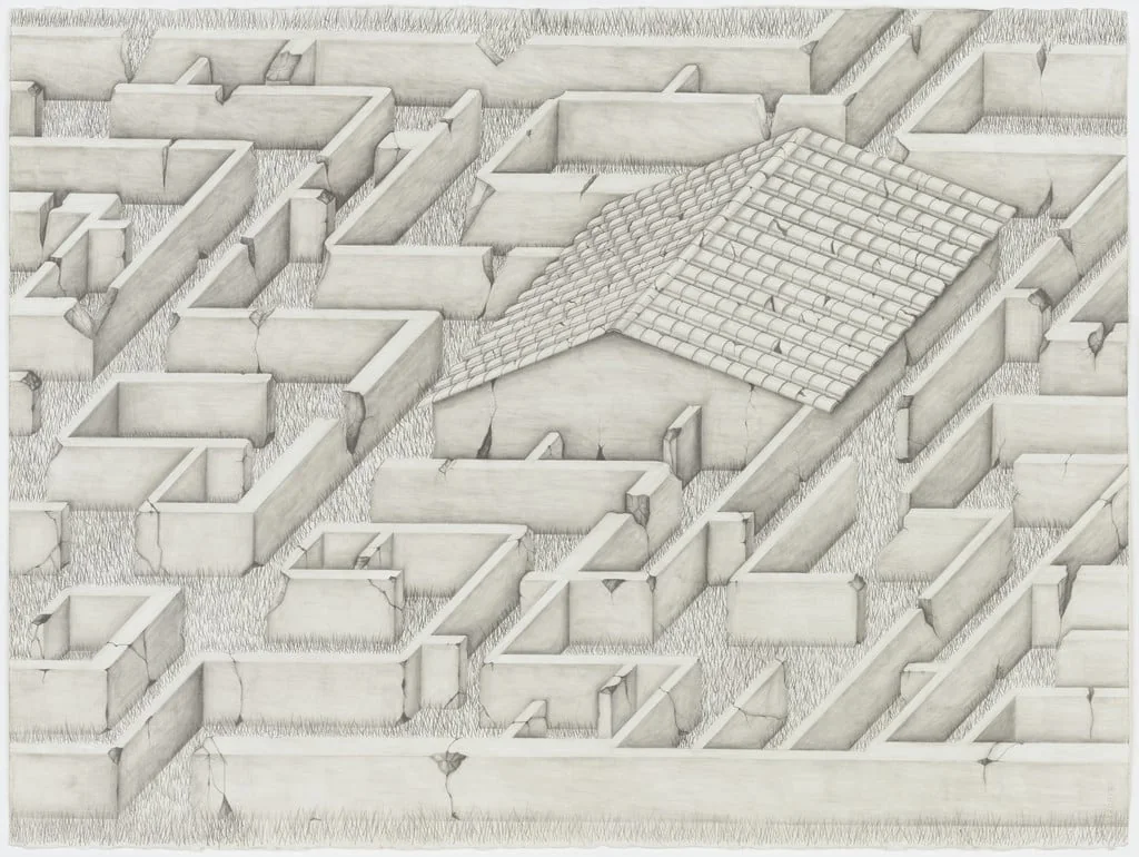 Untitled, by Jon Widman, graphite, 2001