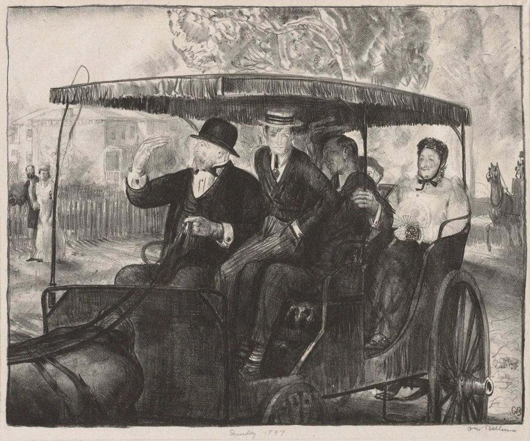 Sunday 1897, by George Bellows, 1921