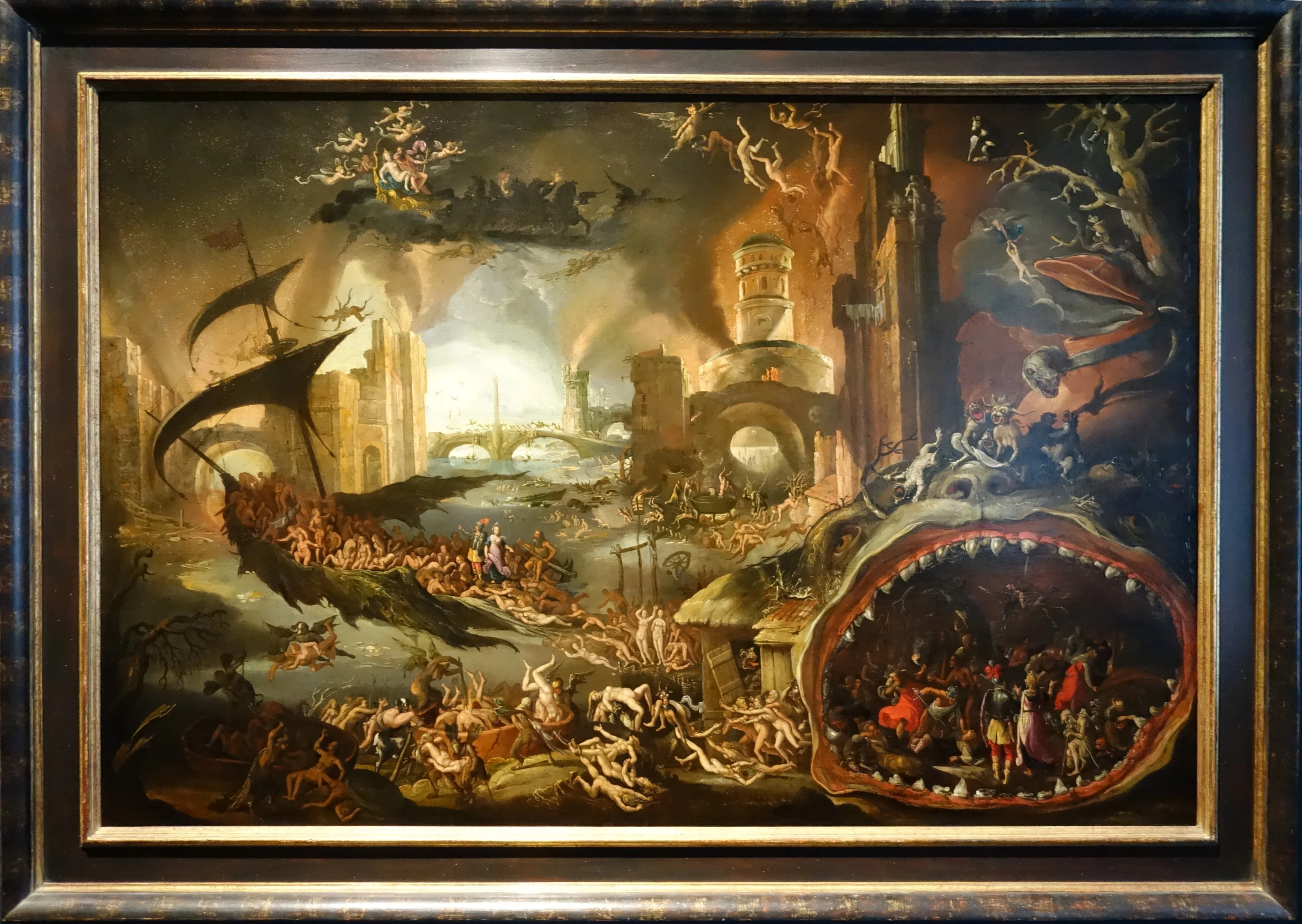 The Sibyl showing Aeneas the Underworld, by Jacob van Swanenburgh, oil, 1620