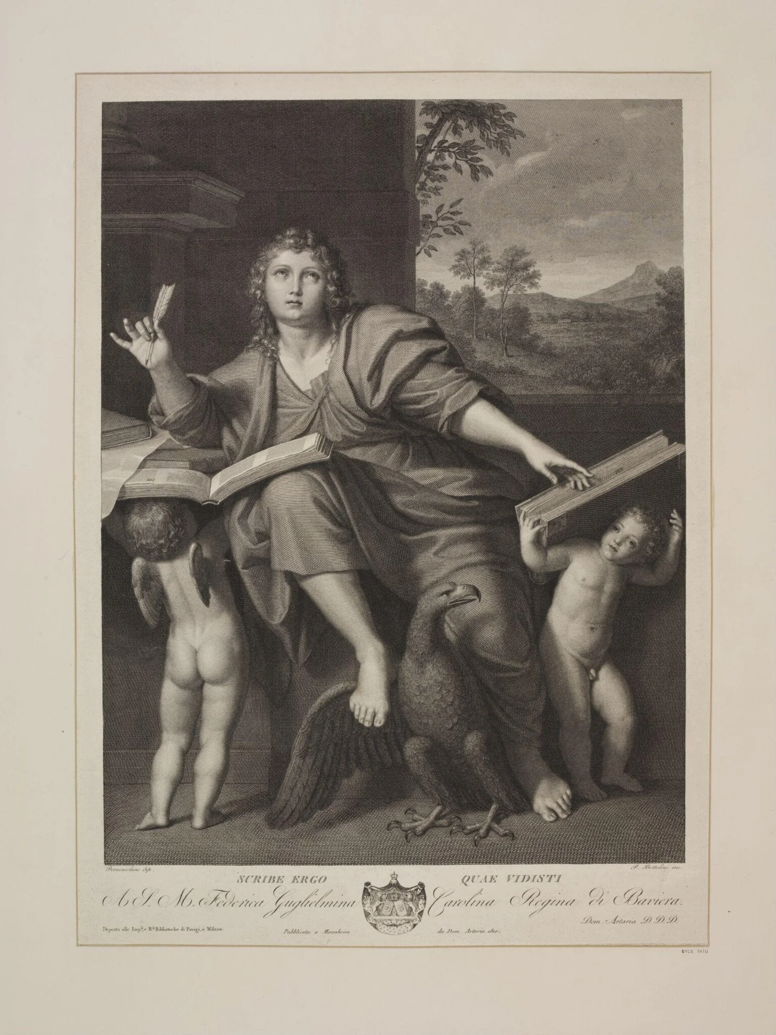 St. John the Evangelist, by Pietro Bettelini, 1850