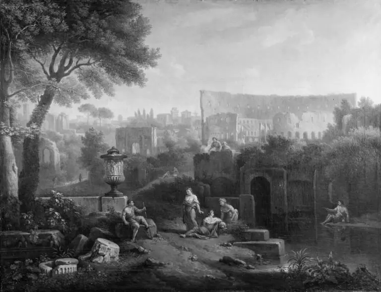 Landscape with the Colosseum and the Arch of Constantine